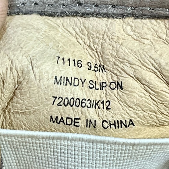 *FRYE | Mindy Slip-On Leather Sneaker Shoes in Tan Brown Size 9.5 - Picture 14 of 16